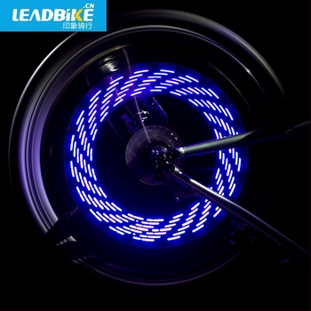 Lumină de ventilație pentru bicicletă A08 de la Impression Ride — lampă pentru miezul valvei și lampă pentru roată; personalizare, 100 bucătătă pe cartelă