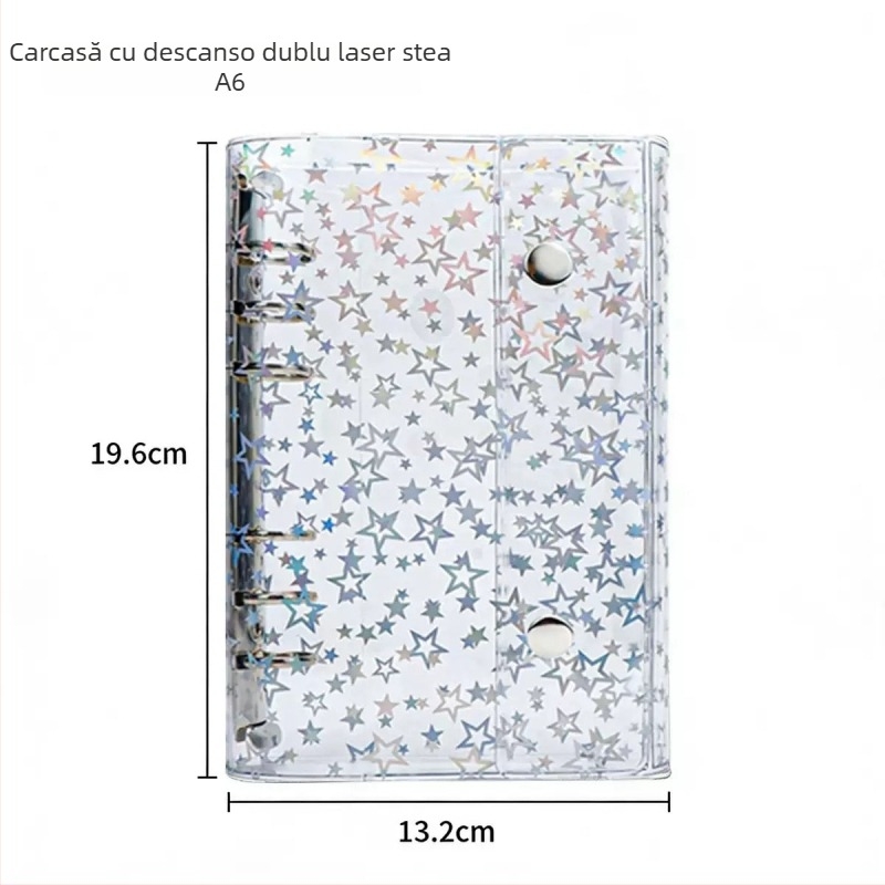 Carcasă externă cu 5 găuri pentru notebook, pagini PP interioare, 10 file, cod F7786STMS69577