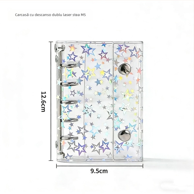 Carcasă externă cu 5 găuri pentru notebook, pagini PP interioare, 10 file, cod F7786STMS69577