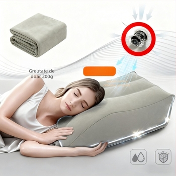 Perneuă pneumatică pentru ridicare picior pentru adulți - suprafață PVC flocking, grosime 0.45 mm, greutate 0.5 kg, suport pentru picior personalizabil