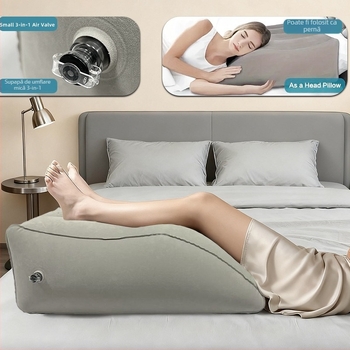 Perneuă pneumatică pentru ridicare picior pentru adulți - suprafață PVC flocking, grosime 0.45 mm, greutate 0.5 kg, suport pentru picior personalizabil