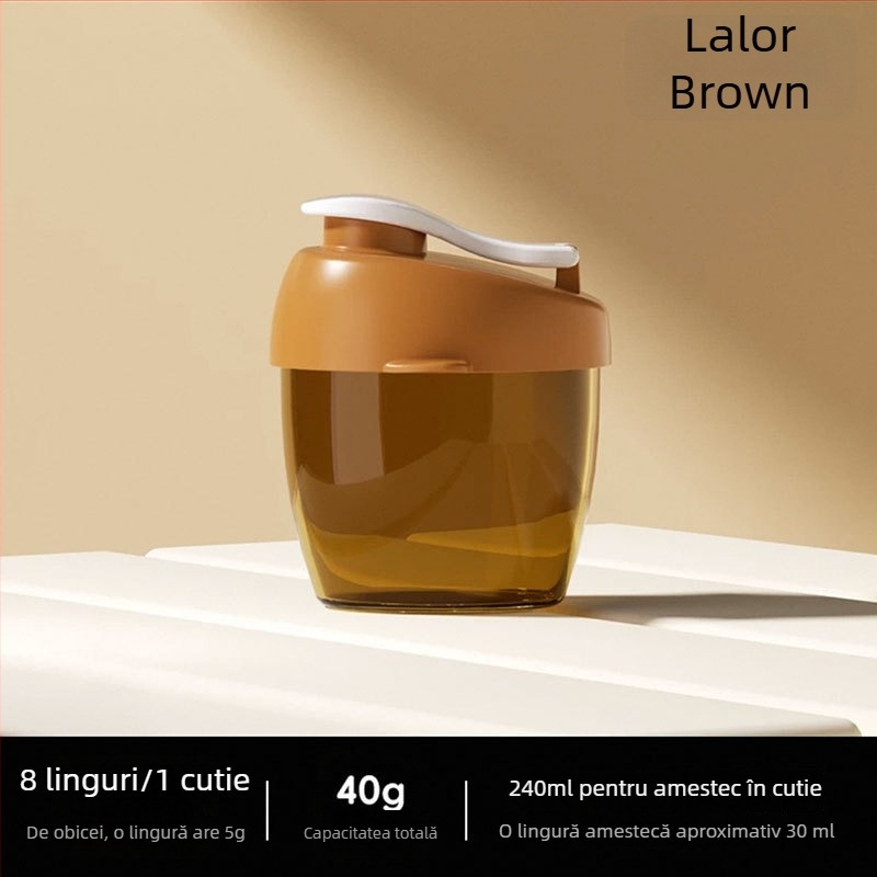 Cutie portabilă pentru pudră de lapte pentru bebeluși – portabilă, sigilată, rezistentă la umezeală; Brand Wavelet Elephant; Potrivită de la naștere până la 3 ani; pentru pudră de lapte și pudră de orez; Stil cutie: Altul