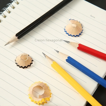 Lylp Set 12 creioane colorate în cutie cadou, miez HB, corp din lemn, pentru desen și pictură