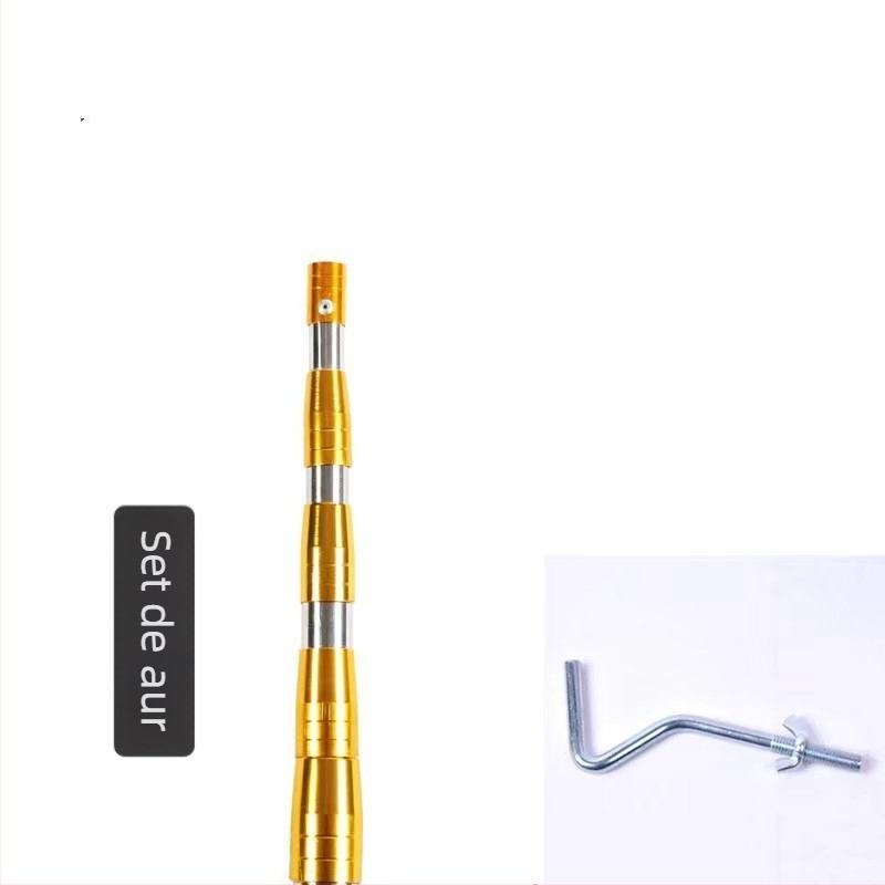 Tijă telescopică pentru cuști de pește — oțel inoxidabil, extensibilă, brand Eight-pin Fishers