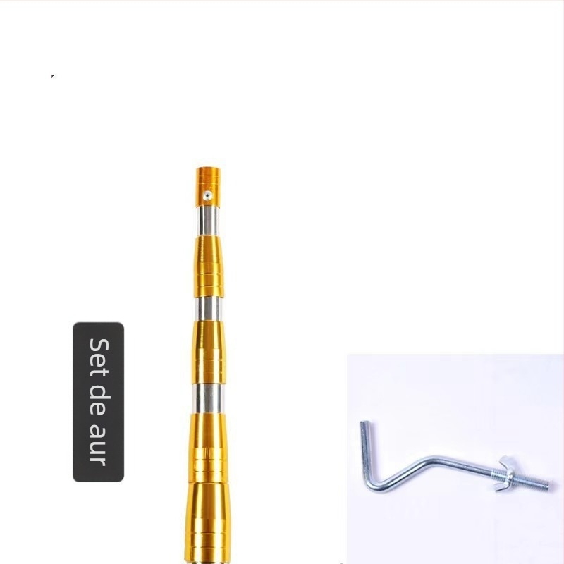 Tijă telescopică pentru cuști de pește — oțel inoxidabil, extensibilă, brand Eight-pin Fishers