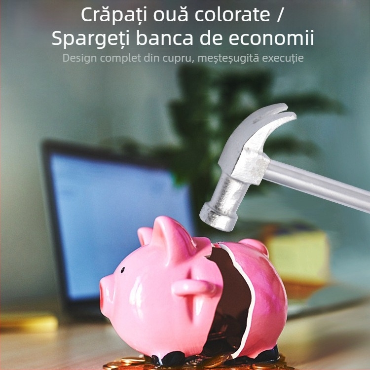 Ciocan cu gheare 6 în 1, cap din fier și șurubelniță cruciformă