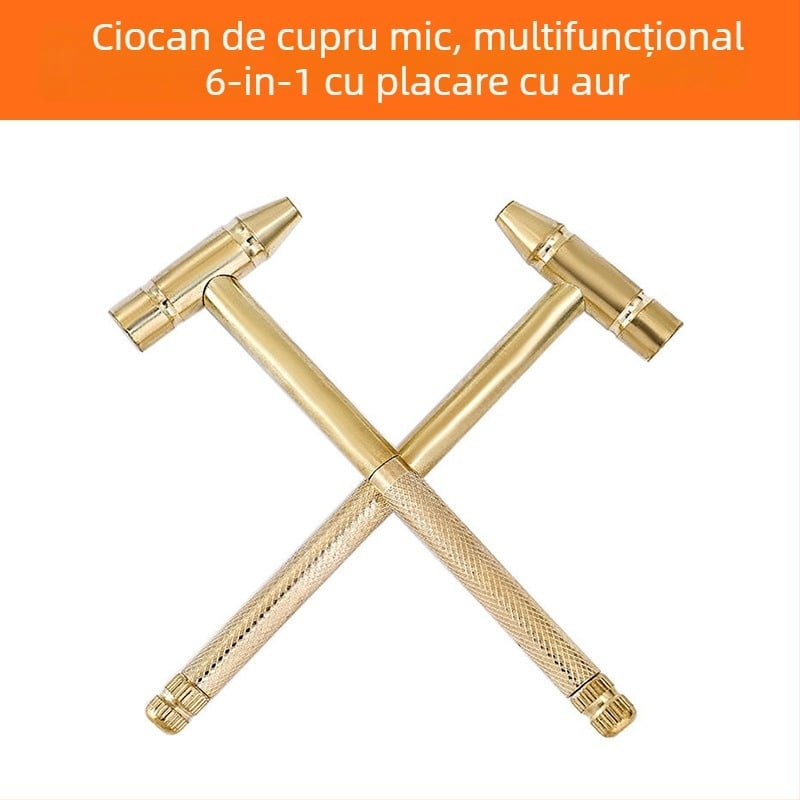 Ciocan cu gheare 6 în 1, cap din fier și șurubelniță cruciformă