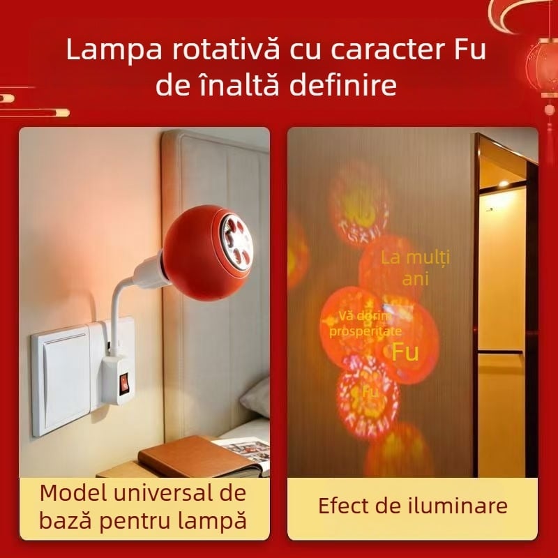Lampa de proiecție pentru trecere, cu bază E27, carcasă PC, model 9008, 220V, IP42