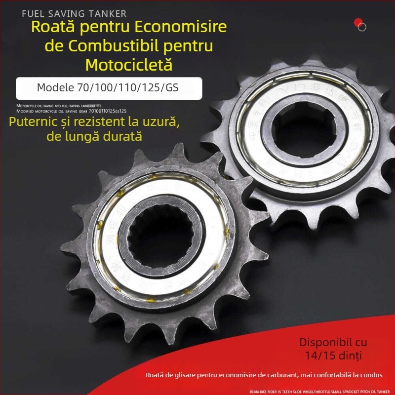 Kit de performanță pentru motocicletă Mojielong: disc de transmisie cu 14/15 dinți, pinion 428 mic, pinion lanț 125T