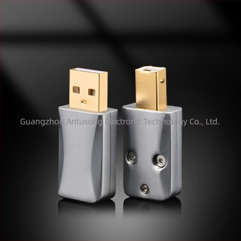 Conector USB AT-U003 cu carcasă metalică pătrată pentru decodare DAC – cablu de date audio DIY