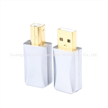 Conector USB AT-U003 cu carcasă metalică pătrată pentru decodare DAC – cablu de date audio DIY