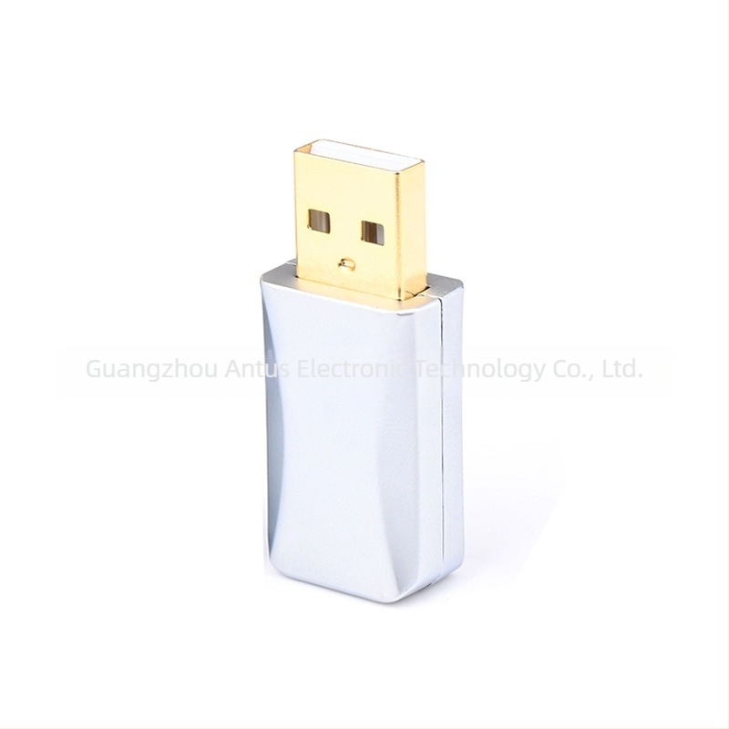 Conector USB AT-U003 cu carcasă metalică pătrată pentru decodare DAC – cablu de date audio DIY