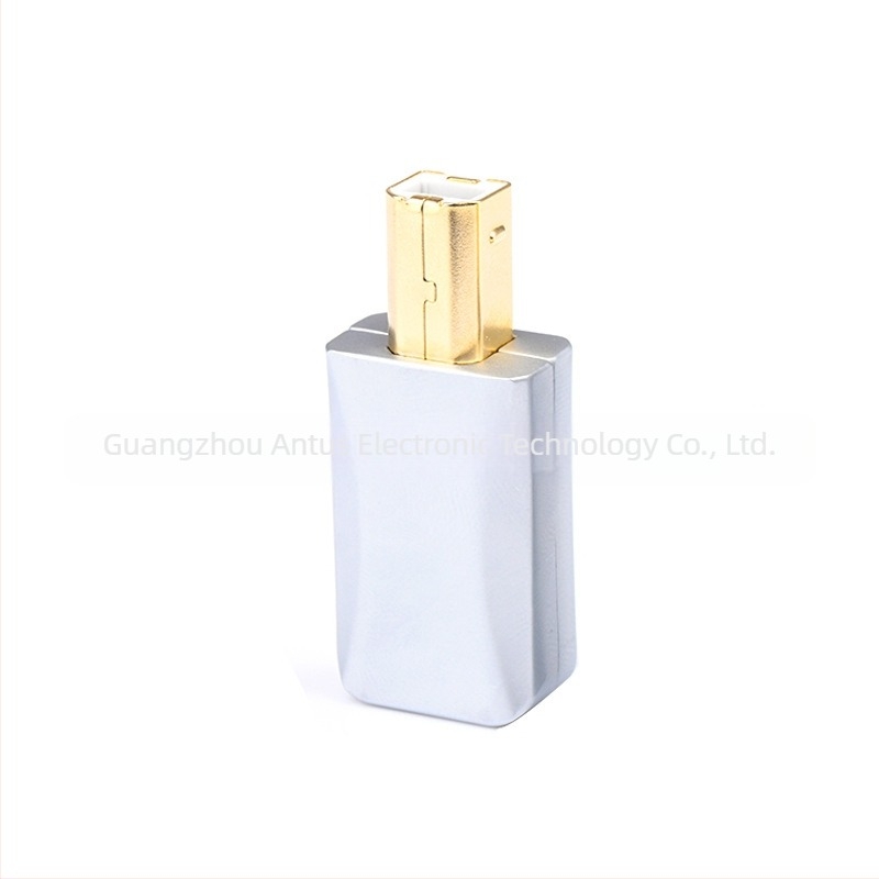 Conector USB AT-U003 cu carcasă metalică pătrată pentru decodare DAC – cablu de date audio DIY