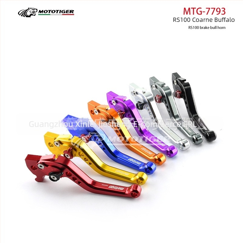 MOTOTIGER MTG-7793 Mâner frână universal pentru RS100, CNC din aliaj de aluminiu, tijă de ambreiaj modificată, greutate 198 g