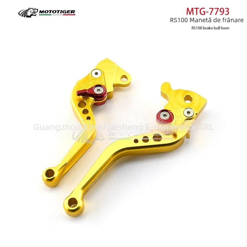 MOTOTIGER MTG-7793 Mâner frână universal pentru RS100, CNC din aliaj de aluminiu, tijă de ambreiaj modificată, greutate 198 g