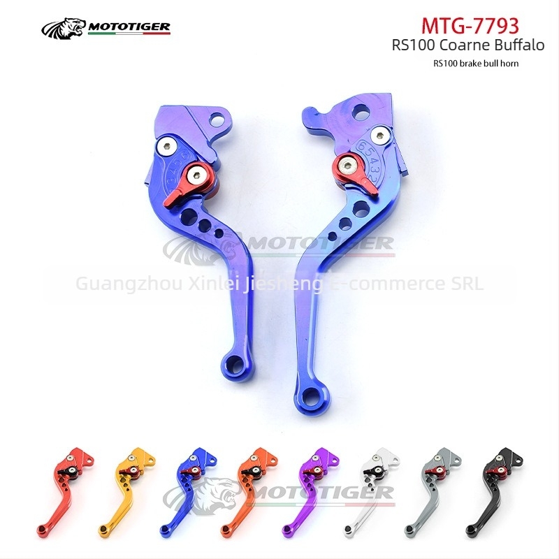 MOTOTIGER MTG-7793 Mâner frână universal pentru RS100, CNC din aliaj de aluminiu, tijă de ambreiaj modificată, greutate 198 g