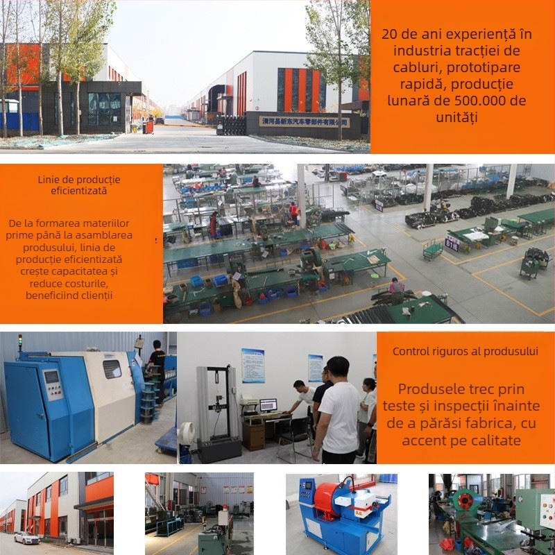 Cablu de frână personalizabil pentru linie de control medical: compatibil cu paturi de îngrijire, biciclete și scaune cu rotile — Xindong, model Xd 20241111, frânare Mecanică