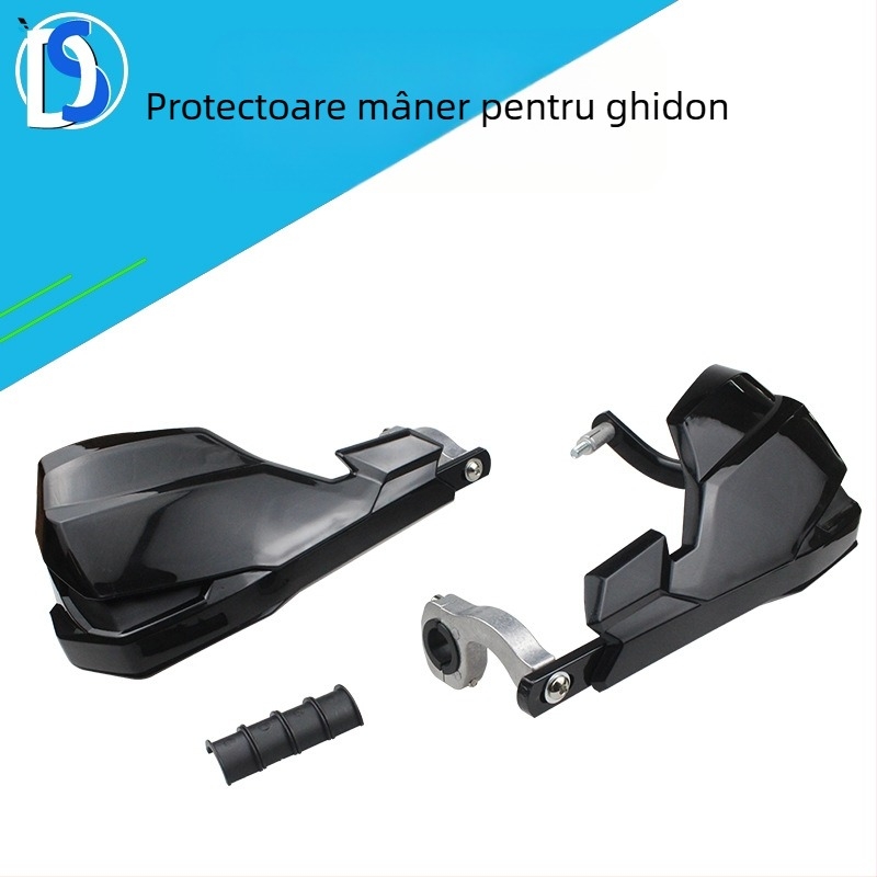 Protecție pentru mâini și parbriz pentru motocicletă — Led hand guard windshield, marca Man Qishi, model Led hand guard windshield, universal ghidon KTM