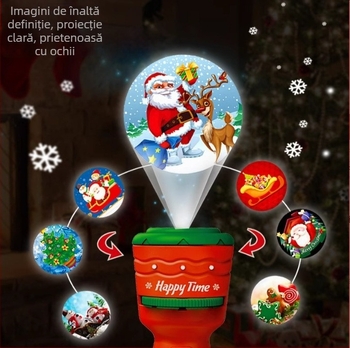 Jucărie-proiector educațional – modele luminoase cu desene animate, din plastic, brand Shuang Lilong, pentru copii 4–6 ani