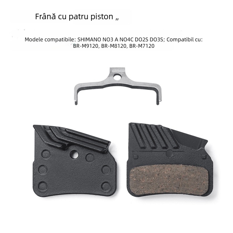 IIIPRO plăcuțe de frână hidraulice cu patru cilindri, disipare a căldurii, aripioară din aluminiu pentru M7120, M8120 și M912