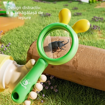 Set educațional optic pentru copii: teleskop, kaleidoscop, proiector, fluier și lanternă; Material plastic • vârstă 3–6 ani • Brand: Smart Cat • 3C certificat: 2024152202053465 • Ambalare: cutie de carton