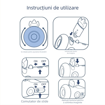Jucărie de povestire cu proiecție pentru copii — sunet și lumină; corp din plastic; alimentare cu baterii uscate obișnuite; potrivit pentru 4–6 ani; mașină de povești pentru educație timpurie