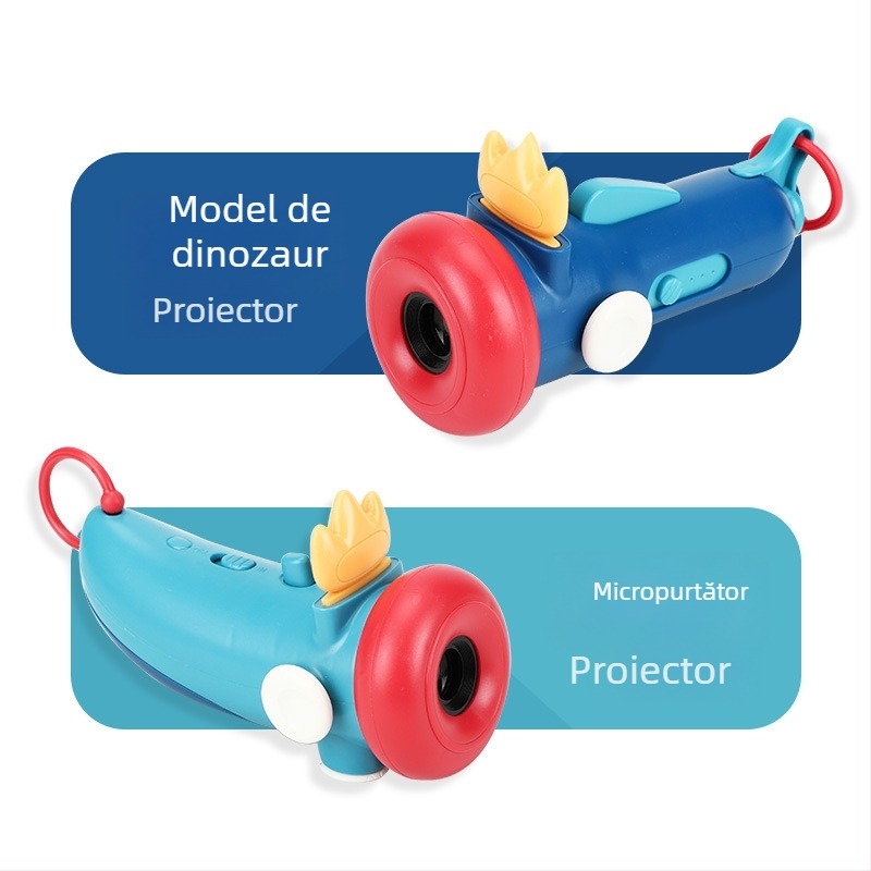 Jucărie de povestire cu proiecție pentru copii — sunet și lumină; corp din plastic; alimentare cu baterii uscate obișnuite; potrivit pentru 4–6 ani; mașină de povești pentru educație timpurie