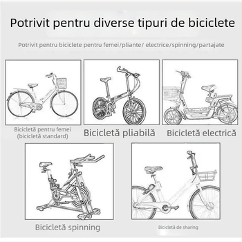 Șa de bicicletă — pernă ultra-moale cu absorbție a șocurilor pentru biciclete de munte, șa confortabilă, compatibilă cu biciclete obișnuite