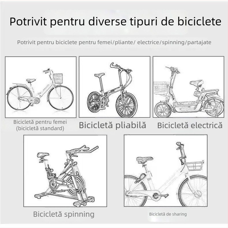 Șa de bicicletă — pernă ultra-moale cu absorbție a șocurilor pentru biciclete de munte, șa confortabilă, compatibilă cu biciclete obișnuite