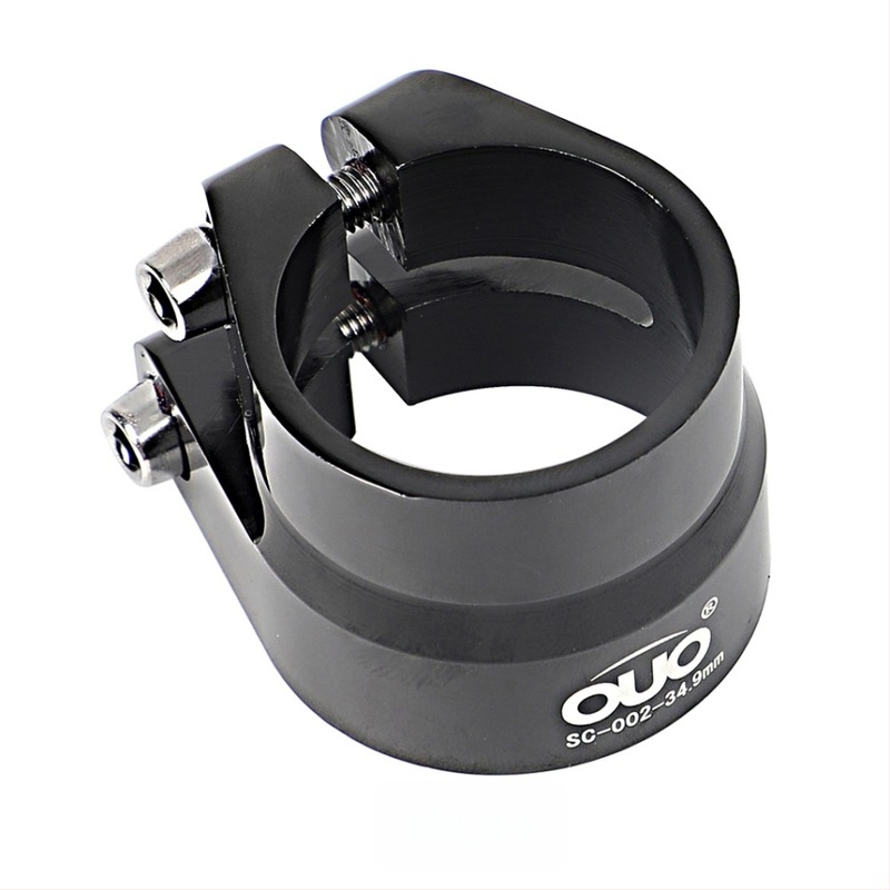 Clema pentru țeava șeii CNC, supradimensionată cu două straturi, model SC-002, aliaj de aluminiu 6061-T6, pentru biciclete de munte