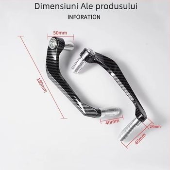 Buno HS-02 Protecție universală pentru mânerul motocicletei, cu protecție împotriva căderilor, pentru motociclete și vehicule electrice