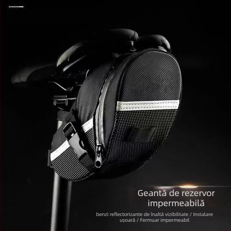 Geantă pentru șa bicicletă, PVC, modelul 086, comodă și practică