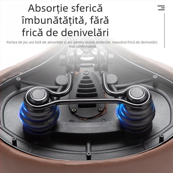 Șezătură pentru bicicletă electrică XRTC, Modelul 1003, Memory Sponge, Piele artificială, Plastic, Fier, Compatibil cu vehicule electrice