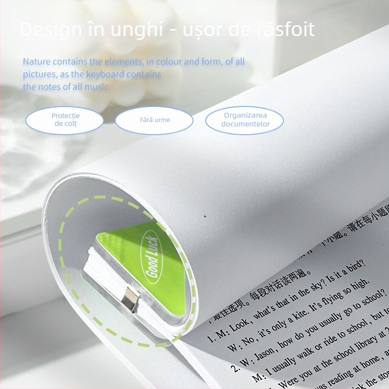 Baiyi Dosar unghiular – acrilic, F401, Organizator pentru fișe de teste