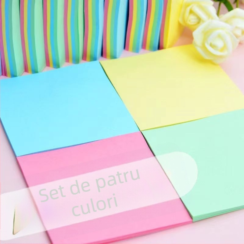 Bloc de notițe autocolante, 100 de pagini interne, pentru birou și elevi, Brand Looking for a Bear, Fără autorizare IP