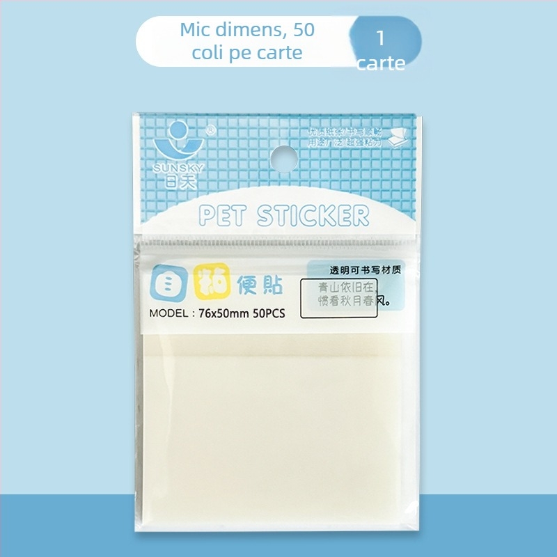 Bloc de notițe autocolante, 100 de pagini interne, pentru birou și elevi, Brand Looking for a Bear, Fără autorizare IP