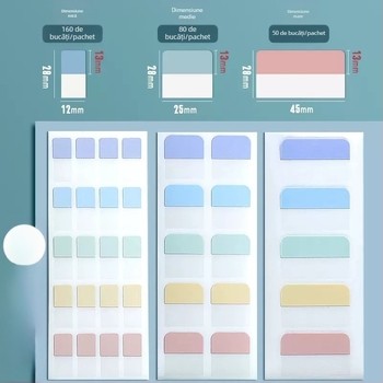 Deli etichetă Post-it pentru notițe, stil desen animat, autocolant adeziv