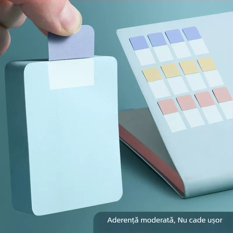 Deli etichetă Post-it pentru notițe, stil desen animat, autocolant adeziv