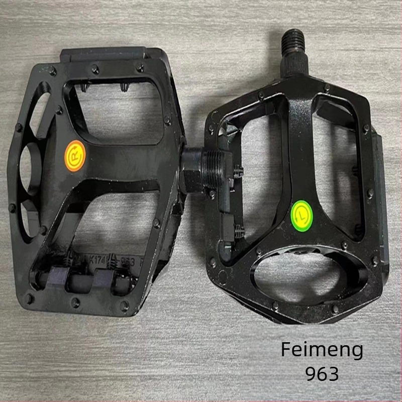 Pedal de bicicletă din aliaj de aluminiu, cu rulmenți cu bile, model 963; compatibil cu biciclete de munte, oraș și pliante