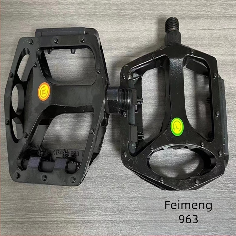 Pedal de bicicletă din aliaj de aluminiu, cu rulmenți cu bile, model 963; compatibil cu biciclete de munte, oraș și pliante