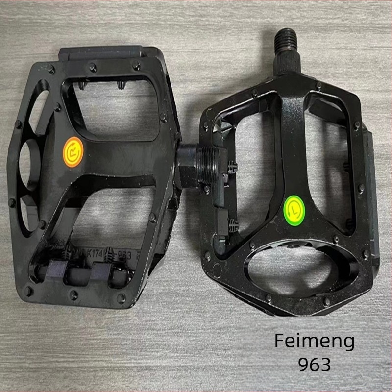 Pedal de bicicletă din aliaj de aluminiu, cu rulmenți cu bile, model 963; compatibil cu biciclete de munte, oraș și pliante