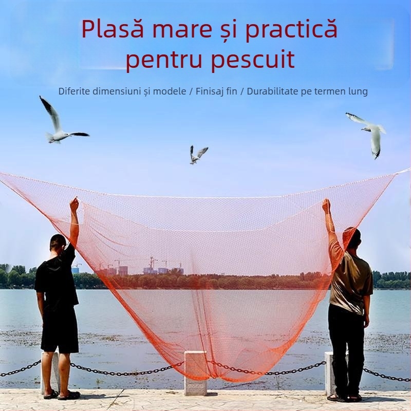 Mengda plasă de pescuit automată, cu funcții multiple: tras, ridicare, tractare și manevrare; din nylon