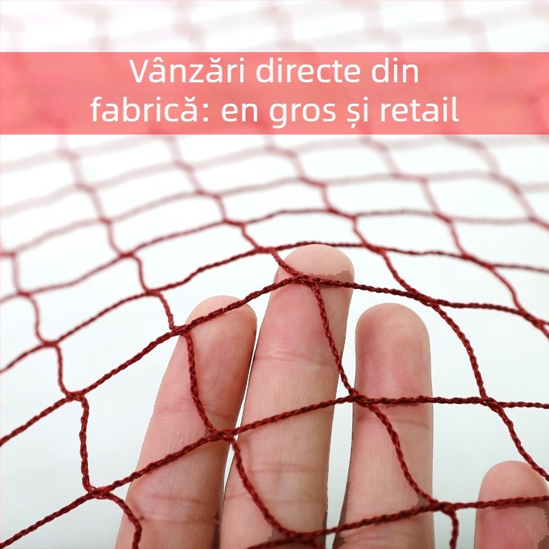 Net de badminton – Polipropilenă fără noduri, Brand Aerobics, Logo tipărit, Personalizare disponibilă, Potrivit pentru badminton, tenis și alte jocuri cu mingi