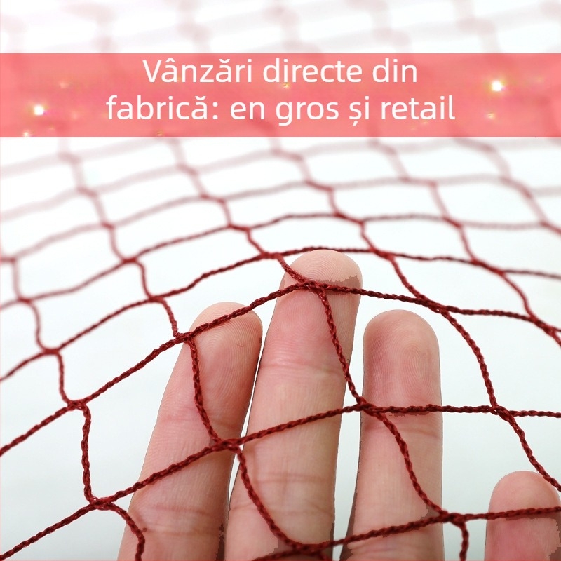 Net de badminton – Polipropilenă fără noduri, Brand Aerobics, Logo tipărit, Personalizare disponibilă, Potrivit pentru badminton, tenis și alte jocuri cu mingi