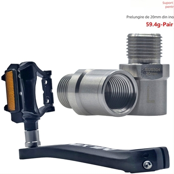 Ax de extensie pentru pedale pentru biciclete MTB și de șosea, oțel inox SUS304, model SUS304