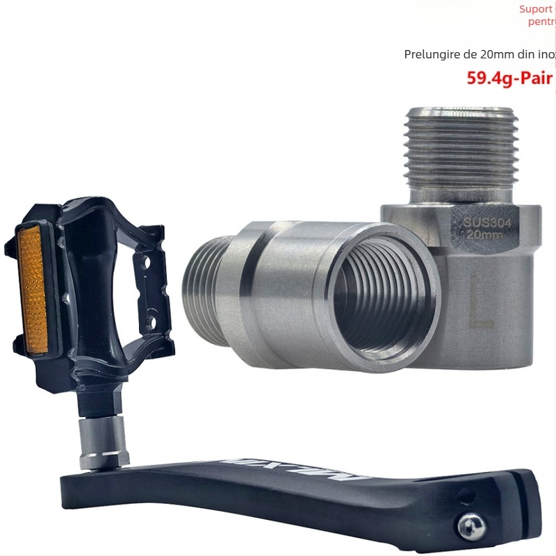 Ax de extensie pentru pedale pentru biciclete MTB și de șosea, oțel inox SUS304, model SUS304