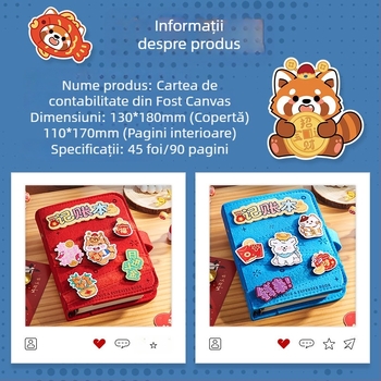 Jurnal de înregistrări cu copertă din blană artificială, foi detașabile, stil minimalist, Dawlin hârtie 80gsm, 50–100 pagini