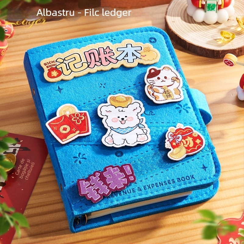 Jurnal de înregistrări cu copertă din blană artificială, foi detașabile, stil minimalist, Dawlin hârtie 80gsm, 50–100 pagini