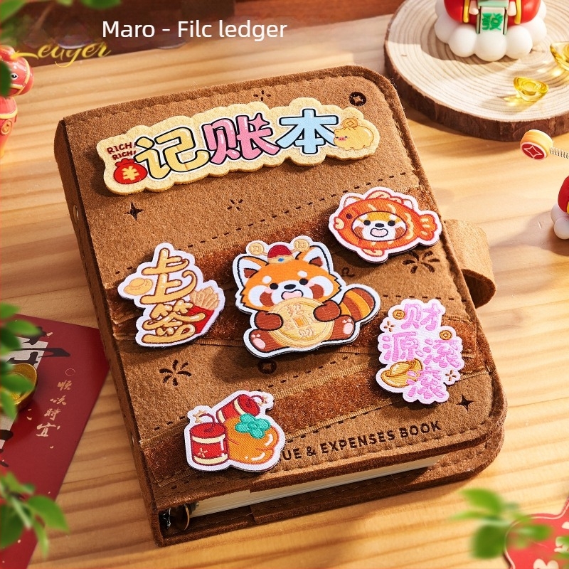 Jurnal de înregistrări cu copertă din blană artificială, foi detașabile, stil minimalist, Dawlin hârtie 80gsm, 50–100 pagini