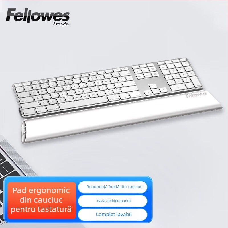 Suport ergonomic pentru încheietura mâinii din cauciuc pentru mouse – birou și jocuri, doar o față, suport pentru încheietură, model 91177